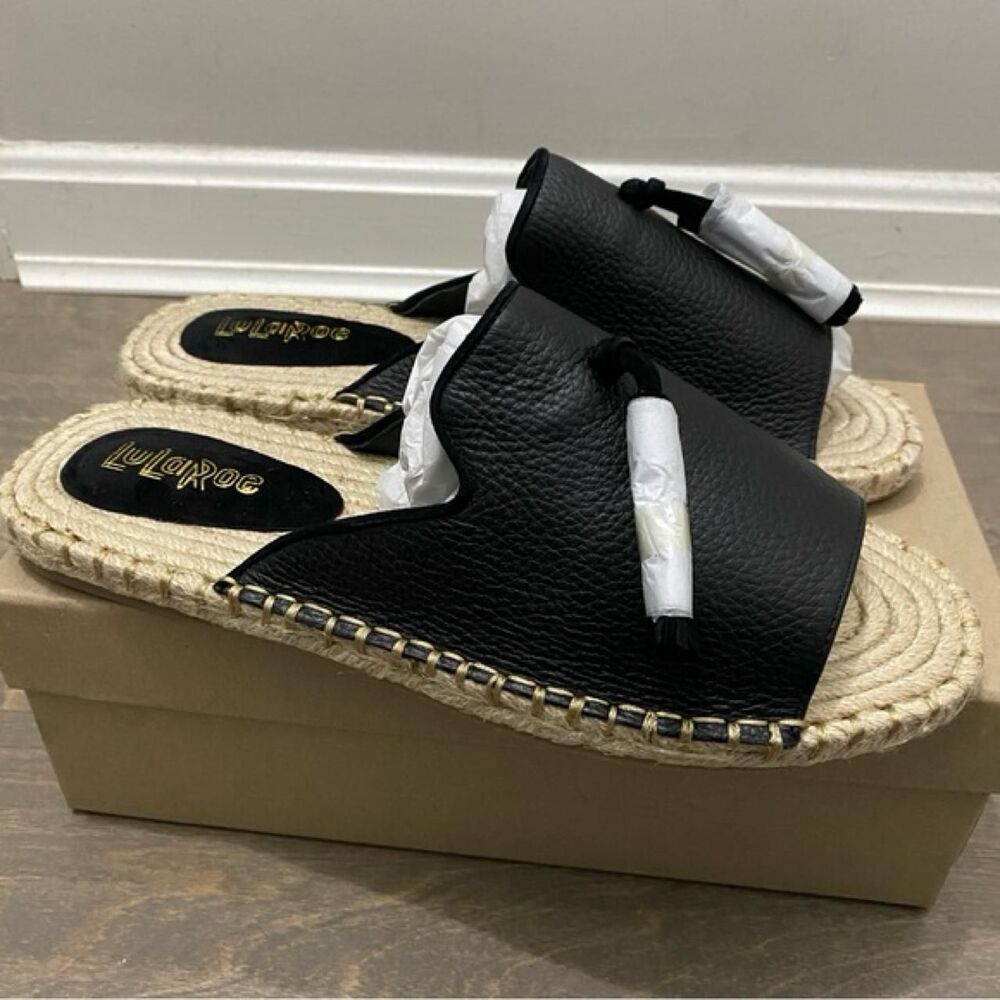 Lularoe Women's Black Sandals